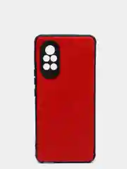 Красный чехол для Huawei Nova 8, под кожу, с защитой камеры