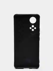 Синий чехол Honor 50 под кожу с защитой камеры