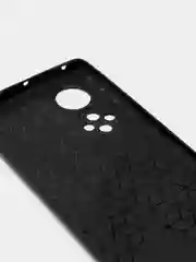 Зеленый чехол Honor 50 под кожу с защитой камеры