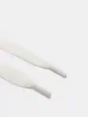 Белый шнурки для обуви плоские