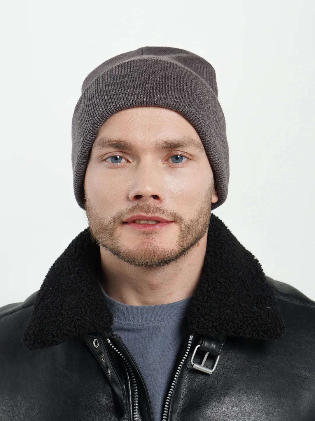 Коричневый шапка лопата Urban Style, унисекс