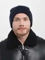 Черный шапка лопата Urban Style, унисекс