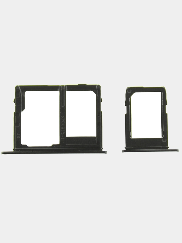 Держатель SIM-карт Samsung Galaxy A10, A20, A30, A50, J6, S8, S10, S10 Plus (черный)