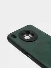 Зеленый чехол Honor 50 lite под кожу, с защитой камеры