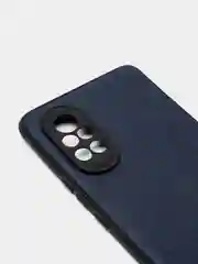 Синий чехол для Huawei Nova 8, под кожу, с защитой камеры