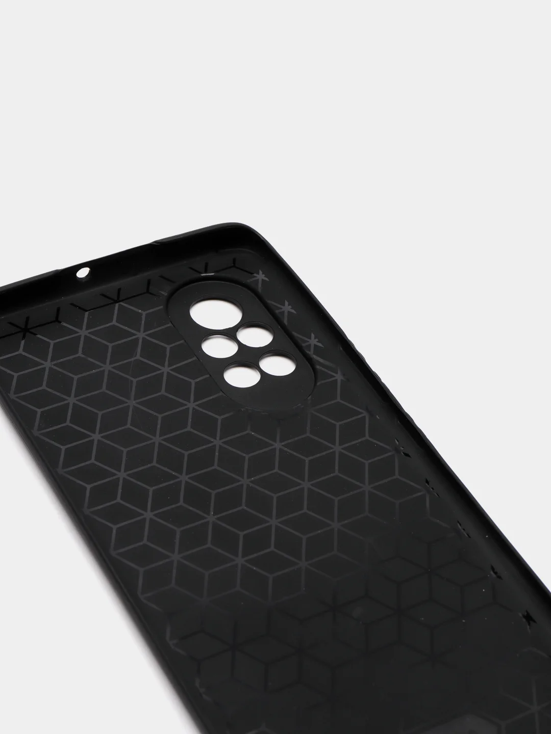 Черный чехол для Huawei Nova 8, под кожу, с защитой камеры