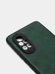 Зеленый чехол для Huawei Nova 8, под кожу, с защитой камеры