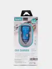 Синий автомобильное зарядное устройство на 2 USB