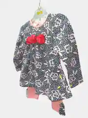 Розовый детское платье для девочки