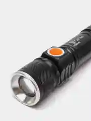 LED светодиодный фонарь USB YY-616USB-T6 ZOOM черный