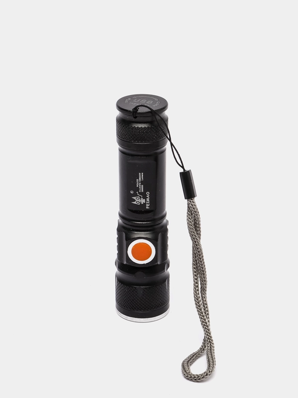 LED светодиодный фонарь USB YY-616USB-T6 ZOOM черный