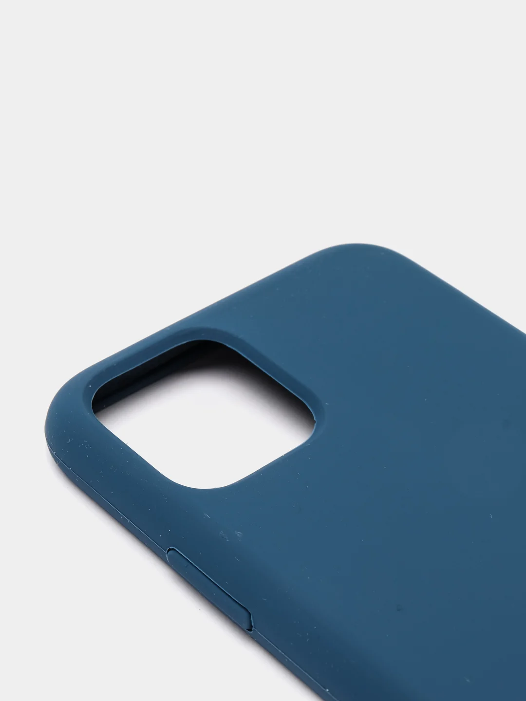 Темно-синий чехол Silicone Case силиконовый с микрофиброй IPhone 5/5s/SE 6/6s 7/8 7+/8+ X/XS / 11 / 12