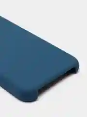 Темно-синий чехол Silicone Case силиконовый с микрофиброй IPhone 5/5s/SE 6/6s 7/8 7+/8+ X/XS / 11 / 12