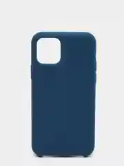 Темно-синий чехол Silicone Case силиконовый с микрофиброй IPhone 5/5s/SE 6/6s 7/8 7+/8+ X/XS / 11 / 12
