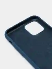 Темно-синий чехол Silicone Case силиконовый с микрофиброй IPhone 5/5s/SE 6/6s 7/8 7+/8+ X/XS / 11 / 12