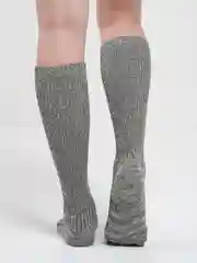Зеленый гольфы компрессионные, из крапивы и льна