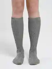 Зеленый гольфы компрессионные, из крапивы и льна