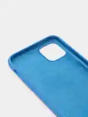 Голубой чехол Silicone Case силиконовый с микрофиброй IPhone 5/5s/SE 6/6s 7/8 7+/8+ X/XS / 11 / 12
