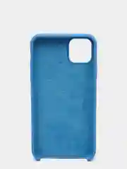Голубой чехол Silicone Case силиконовый с микрофиброй IPhone 5/5s/SE 6/6s 7/8 7+/8+ X/XS / 11 / 12