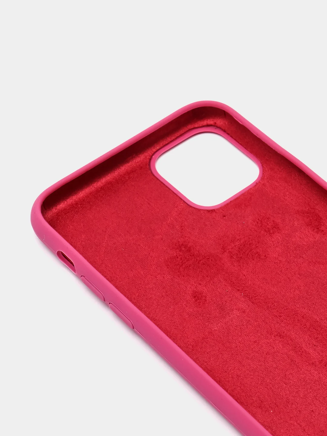 Фуксия чехол Silicone Case силиконовый с микрофиброй IPhone 5/5s/SE 6/6s 7/8 7+/8+ X/XS / 11 / 12