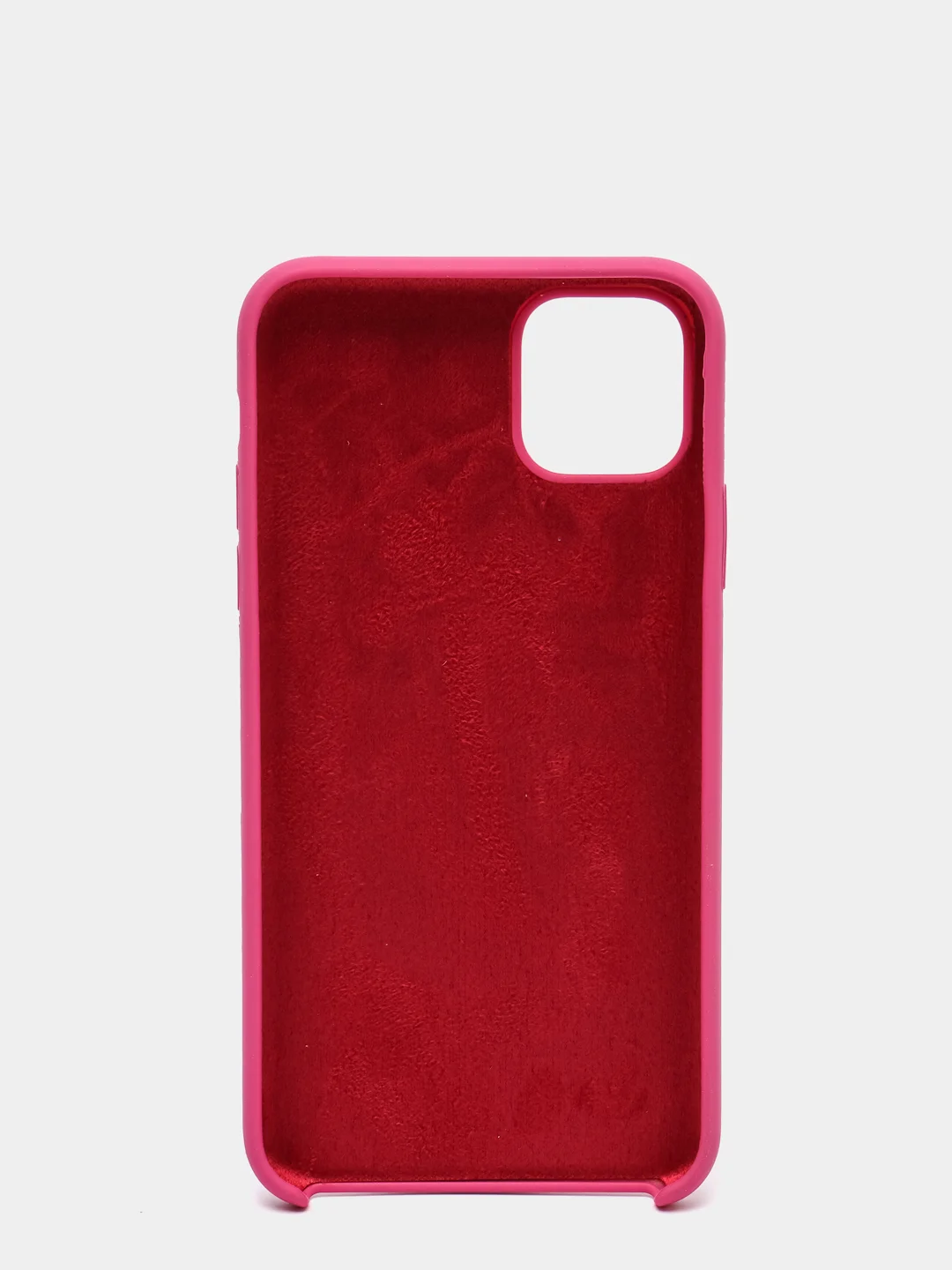 Фуксия чехол Silicone Case силиконовый с микрофиброй IPhone 5/5s/SE 6/6s 7/8 7+/8+ X/XS / 11 / 12