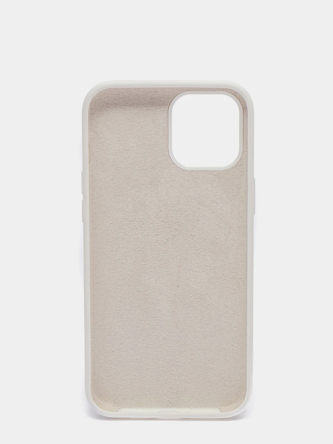 Белый чехол Silicone Case силиконовый с микрофиброй IPhone 5/5s/SE 6/6s 7/8 7+/8+ X/XS / 11 / 12