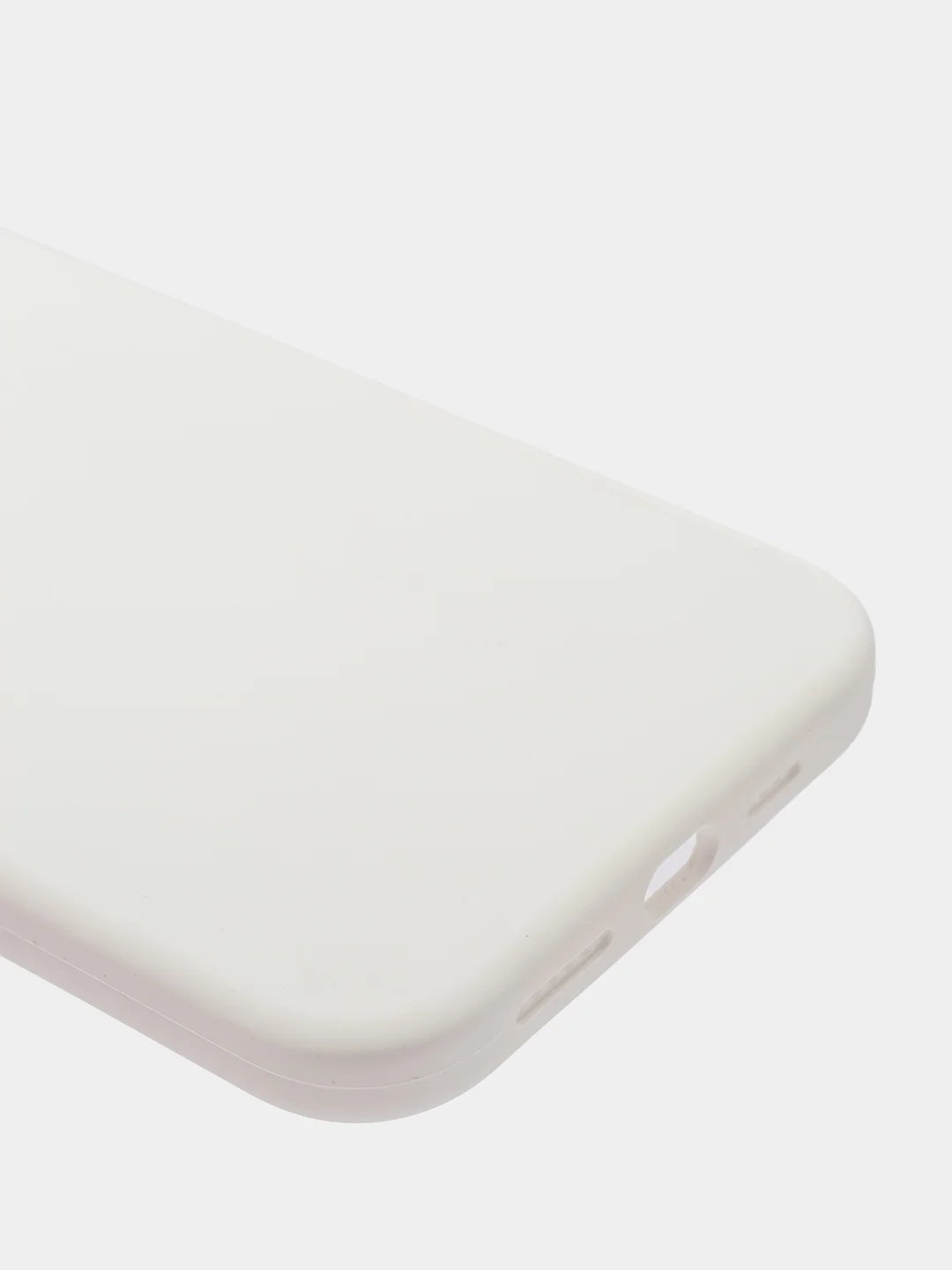 Белый чехол Silicone Case силиконовый с микрофиброй IPhone 5/5s/SE 6/6s 7/8 7+/8+ X/XS / 11 / 12