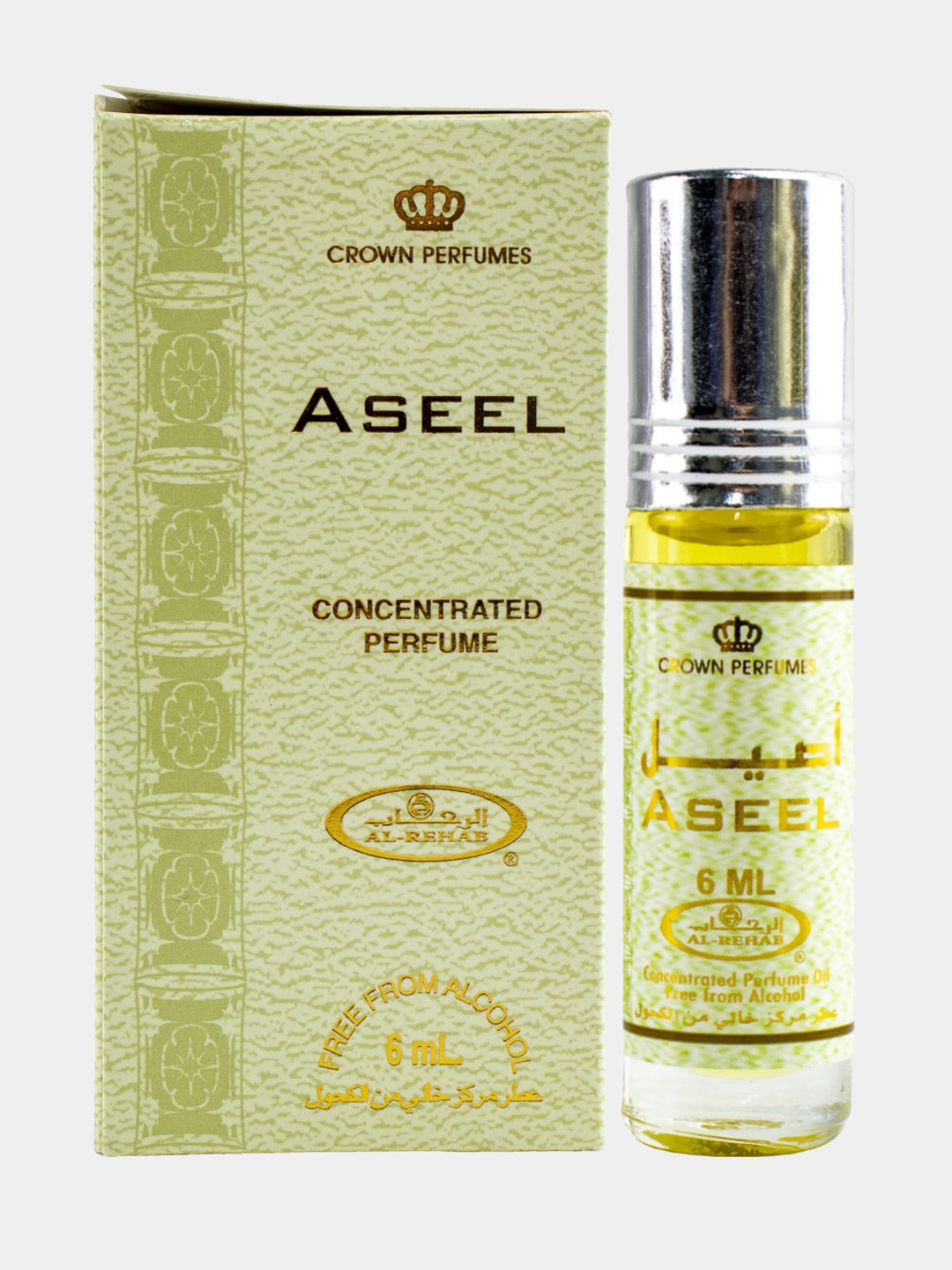 Аль рехаб отзывы. Духи al Rehab Crown Perfume Aseel. Арабский Парфюм Aseel. Al Rehab 6 мл. Al Rehab Aseel.
