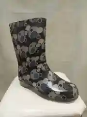 Серый сапоги резиновые ПВХ женские цветные