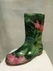Зеленый сапоги резиновые ПВХ женские цветные
