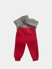 Серый утепленный костюм для девочки,