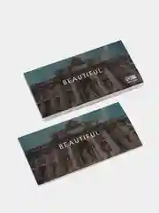 Коричневый обертка для шоколада открытка на праздник 18.2 x 15.5 см