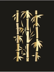 Трафарет пластиковый Luxart Template Бамбук, 60 х 40 см, толщина 1,5-2 мм