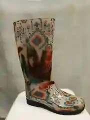 Белый сапоги резиновые ПВХ женские цветные
