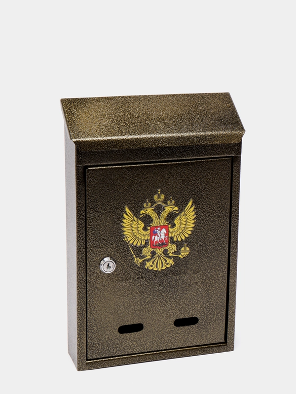 Почтовый ящик с замком Евростандарт Коричневый