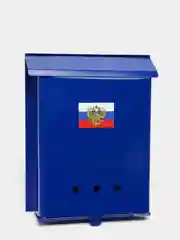 Почтовый ящик без замка, синий