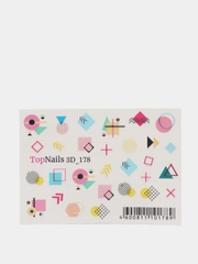 Слайдер/Top Nails/(водные наклейки) для дизайна ногтей. На любой фон