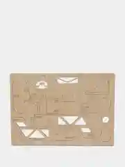 Деревянный конструктор EcoPazl "Биплан"/ 3D конструктор/ Сборная модель