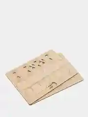 Деревянный конструктор EcoPazl "Биплан"/ 3D конструктор/ Сборная модель