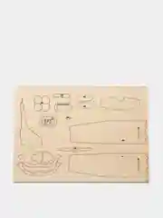 Деревянный конструктор EcoPazl "Цессна"/ 3D конструктор/ Сборная модель