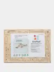 Деревянный конструктор EcoPazl "Черная акула"/ 3D конструктор/Сборная модель