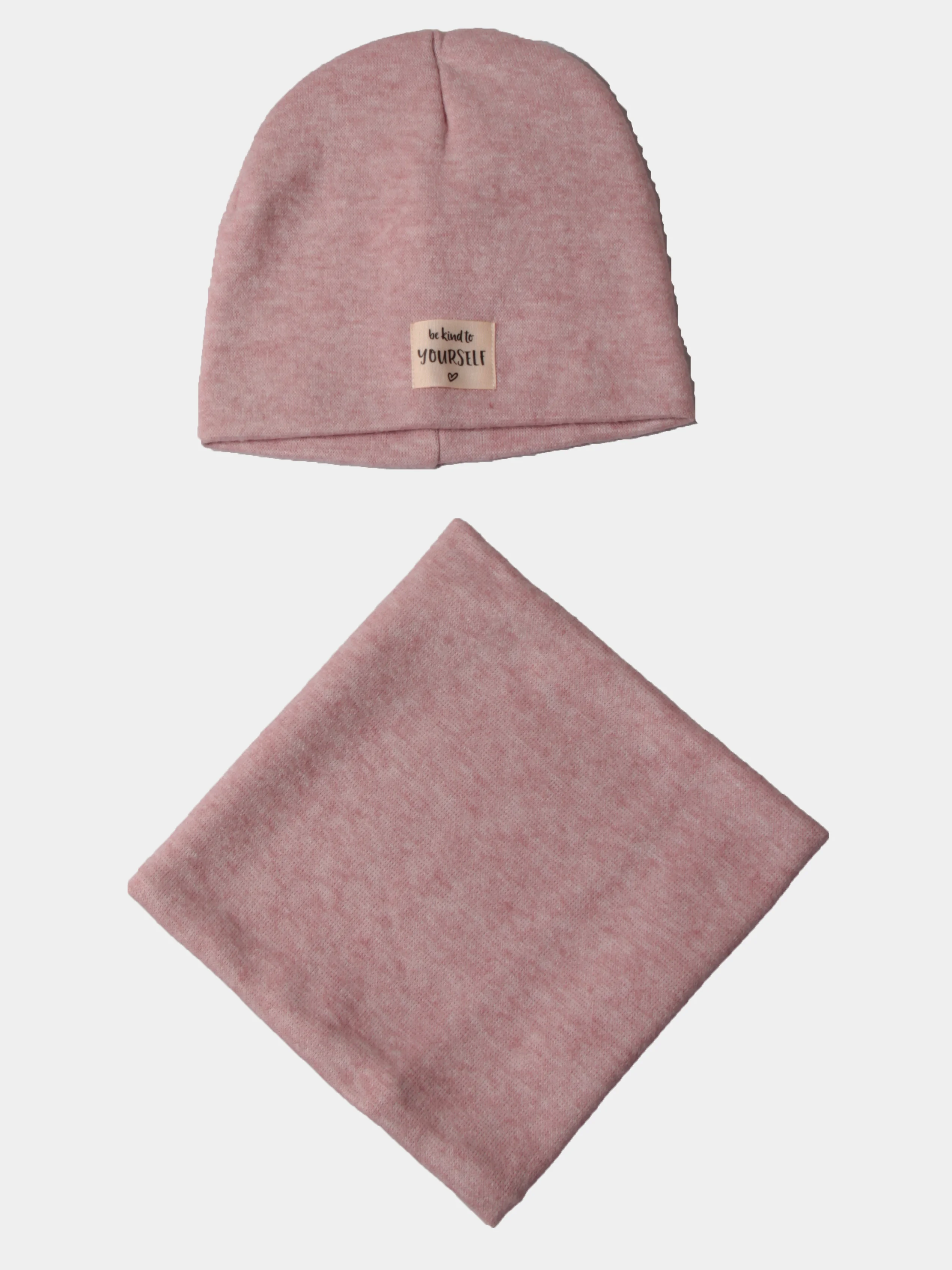 Розовый шапка со снудом Grandcaps к.48781