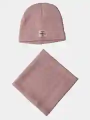 Розовый шапка со снудом Grandcaps к.48781