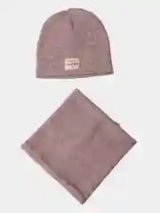 Сиреневый шапка со снудом Grandcaps к.48781