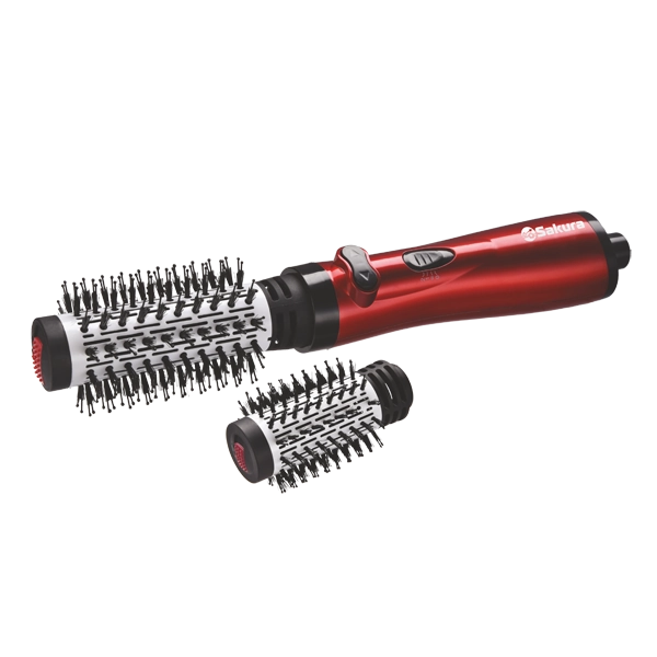 Фен-расческа Sakura SA-4205R, автоматическое вращение щетки, 2 насадки