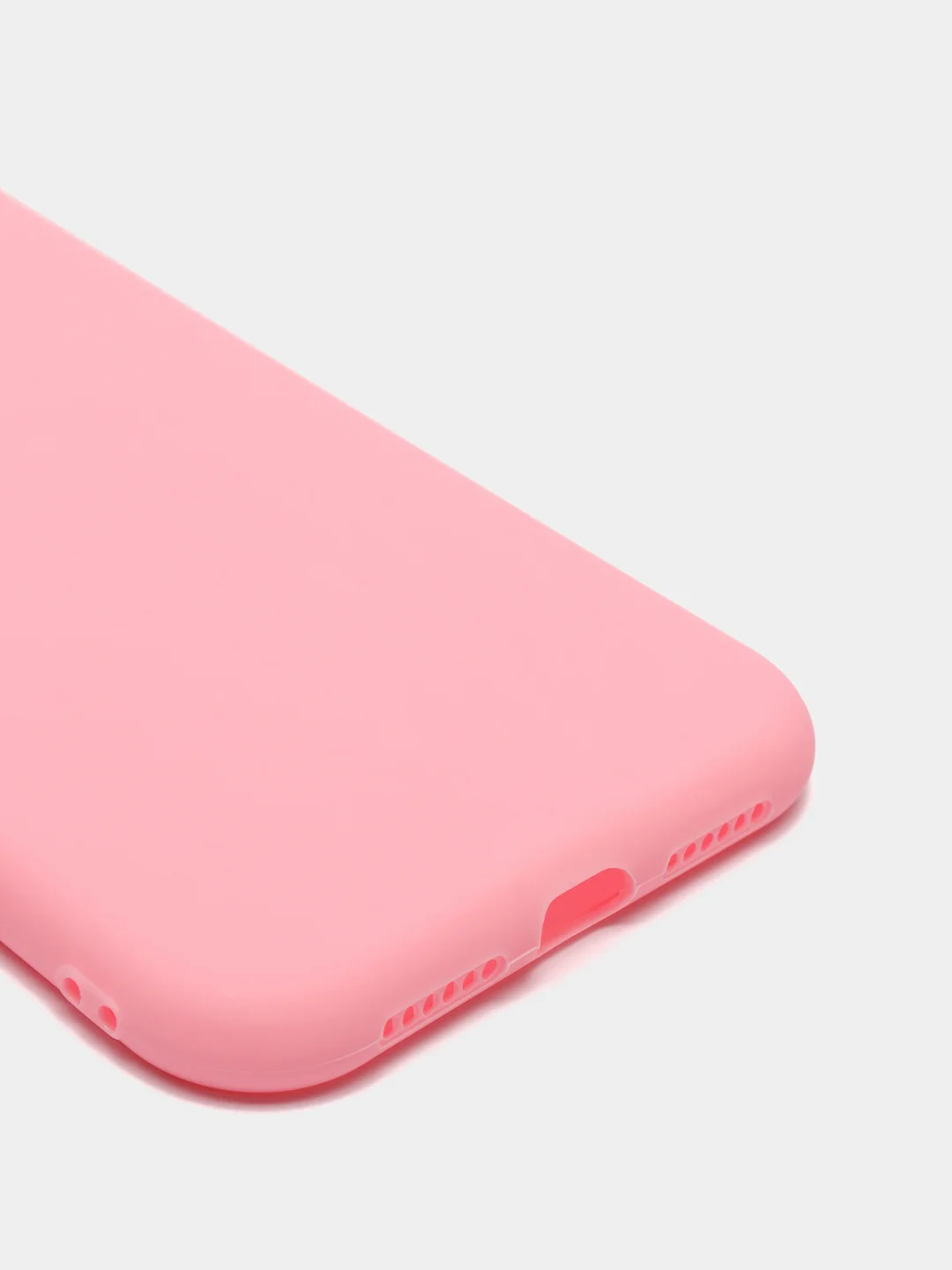 Кораллово-розовый чехол для Apple iPhone 11, силиконовый