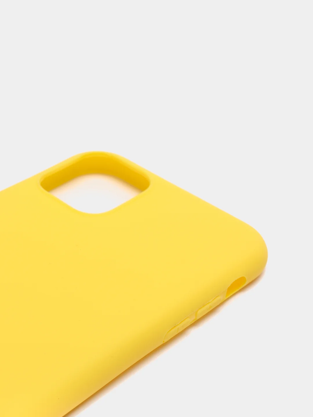 Желтый чехол для Apple iPhone 11, силиконовый