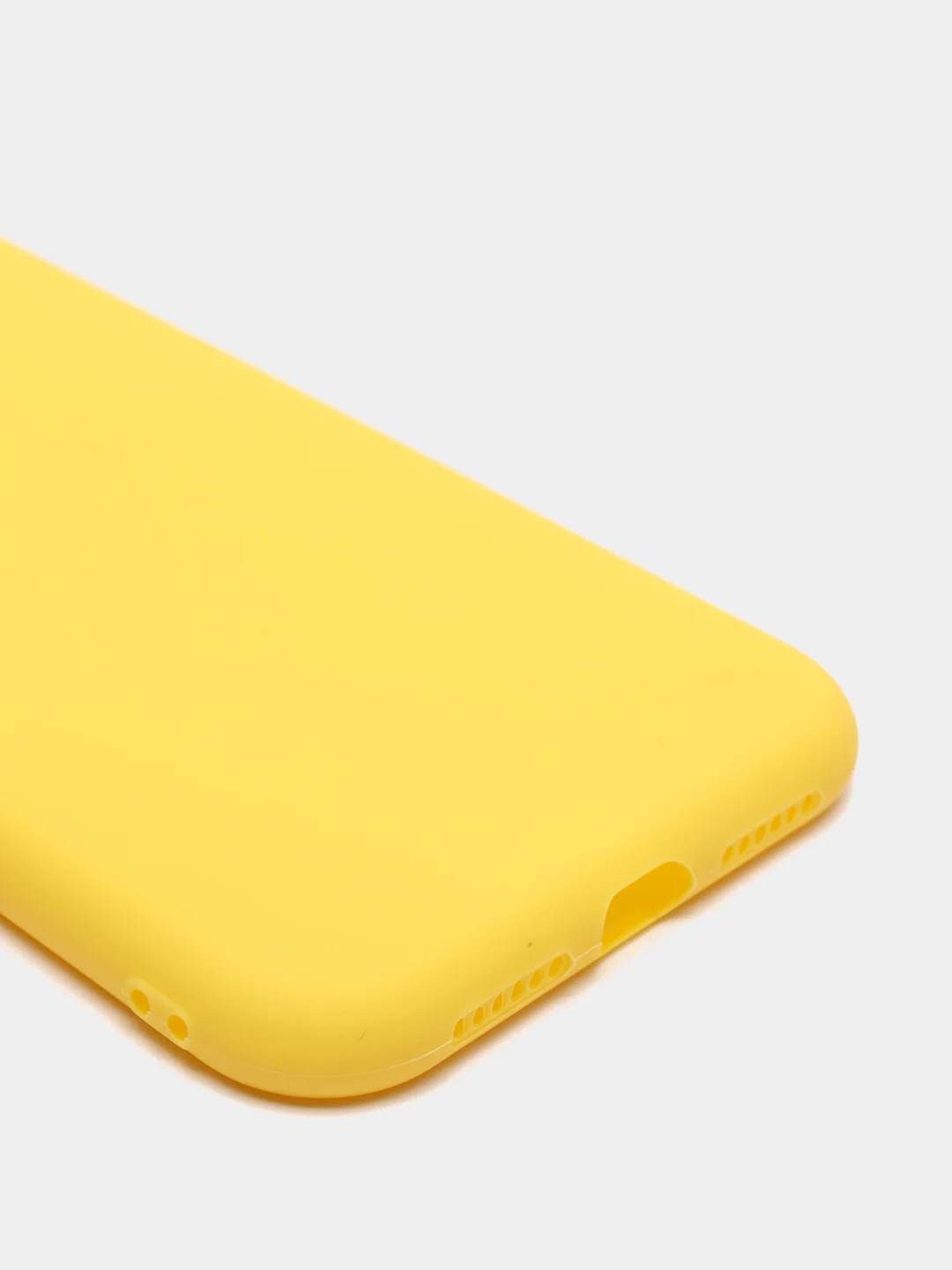 Желтый чехол для Apple iPhone 11, силиконовый