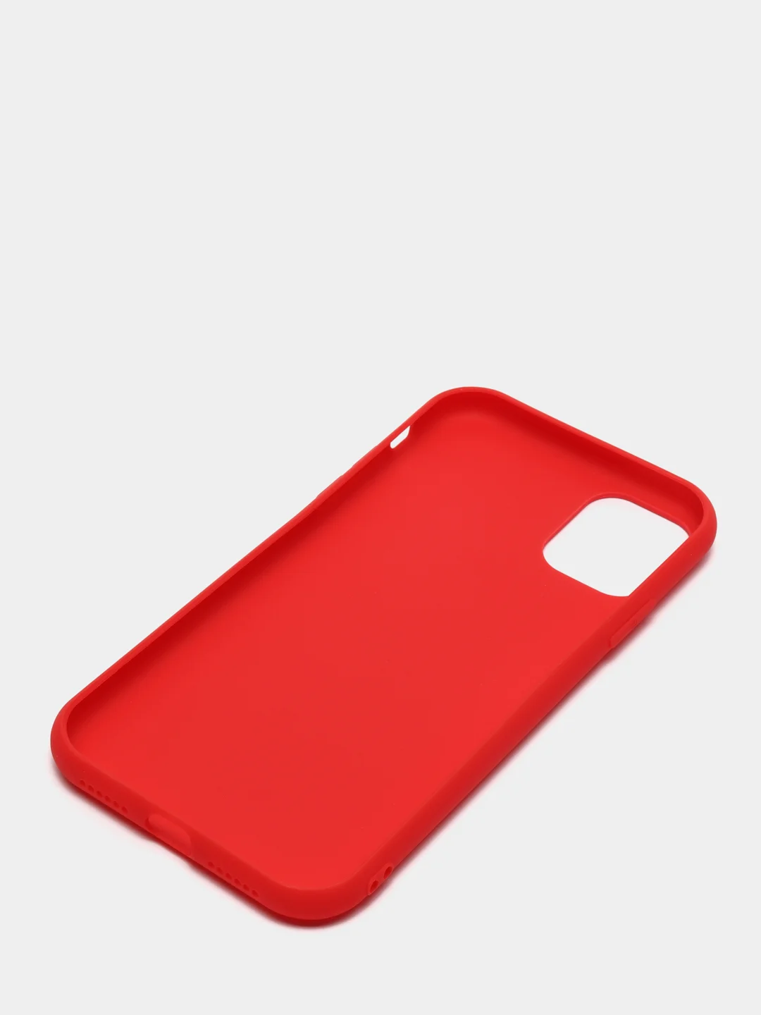 Красный чехол для Apple iPhone 11, силиконовый