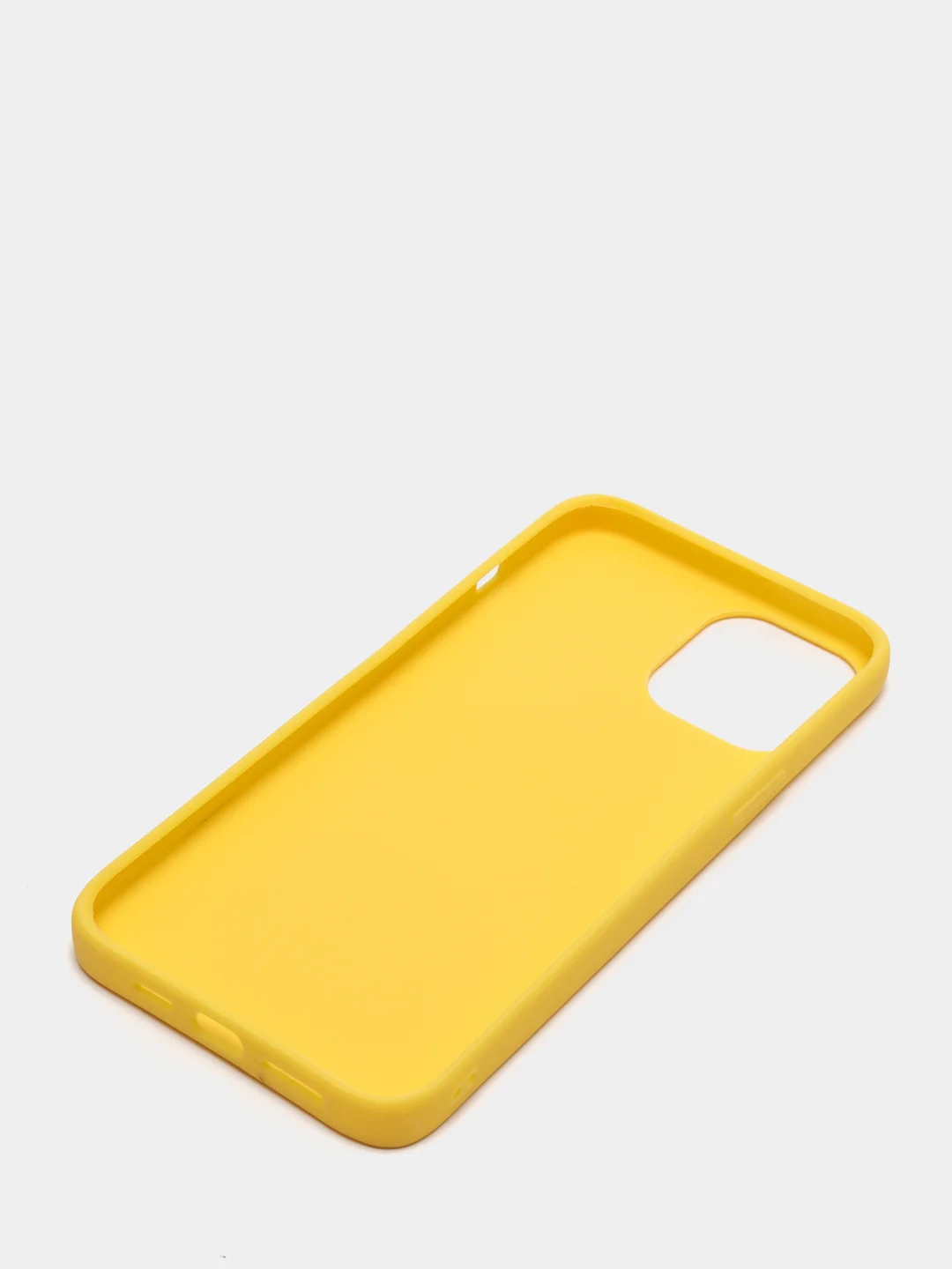 Желтый чехол для Apple iPhone 12 Pro Max, силиконовый